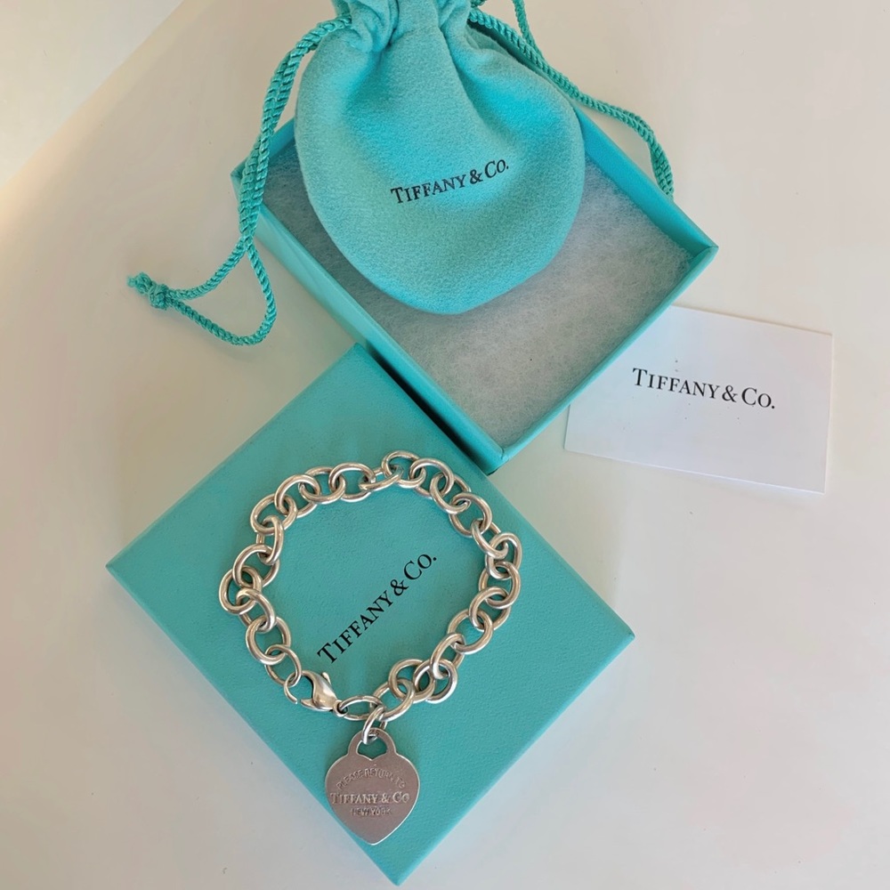 Tiffany & Co. Heart Tag Charm Bracelet